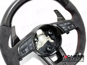 Audi RS4 Steering Wheel Trim - Carbon Fiber - 2017-2018